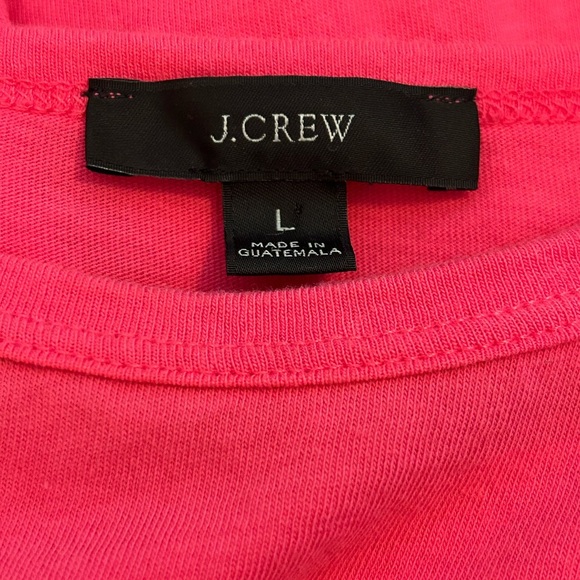 J. Crew hot pink puff sleeve top - Picture 3 of 4